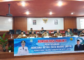 Pj Bupati Aceh Jaya Buka Konsultasi Publik Penyusunan RDTR Perkotaan Calang Tahun 2024-2044
