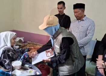 Kawal Hak Pilih, Panwaslih Aceh Utara Lakukan Pengawasan Coklit di Lhoksukon