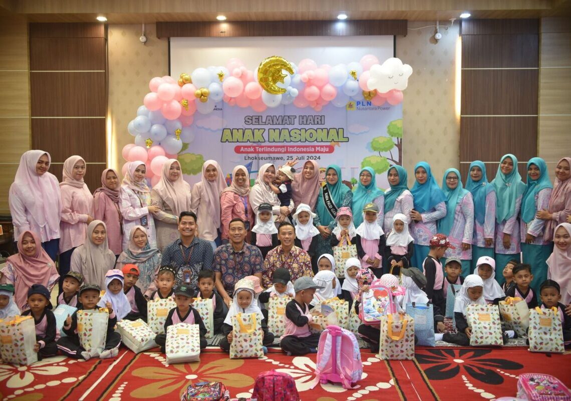 Hari Anak Nasional 2024: PLN Nusantara Power UP Arun Hadirkan Kegiatan Inspiratif untuk Anak-anak di Lhokseumawe