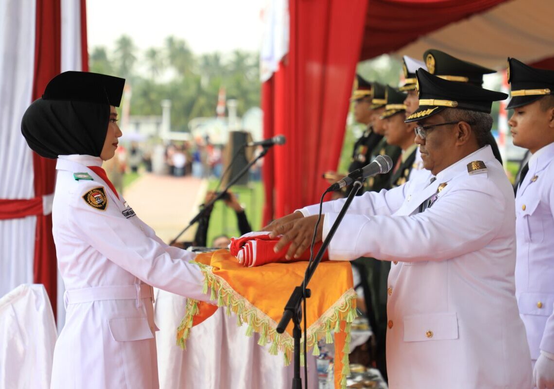 Mahyuzar Pimpin Upacara HUT RI ke-79 Pemkab Aceh Utara