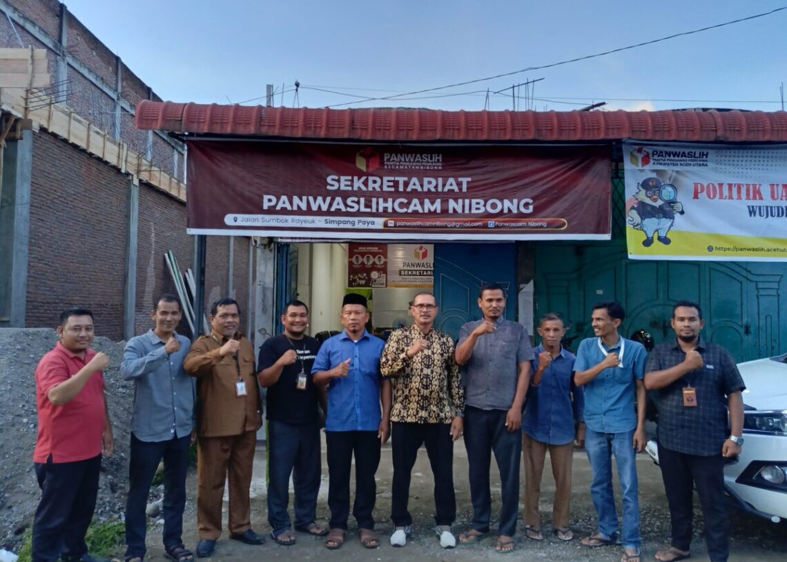 Panwaslih Aceh dan Panwaslih Aceh Utara Melakukan Monitoring Tahapan Rekrutmen PTPS di Nibong