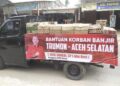Respon Cepat, Abu Heri Salurkan Bantuan untuk Masyarakat Trumon Terdampak Banjir