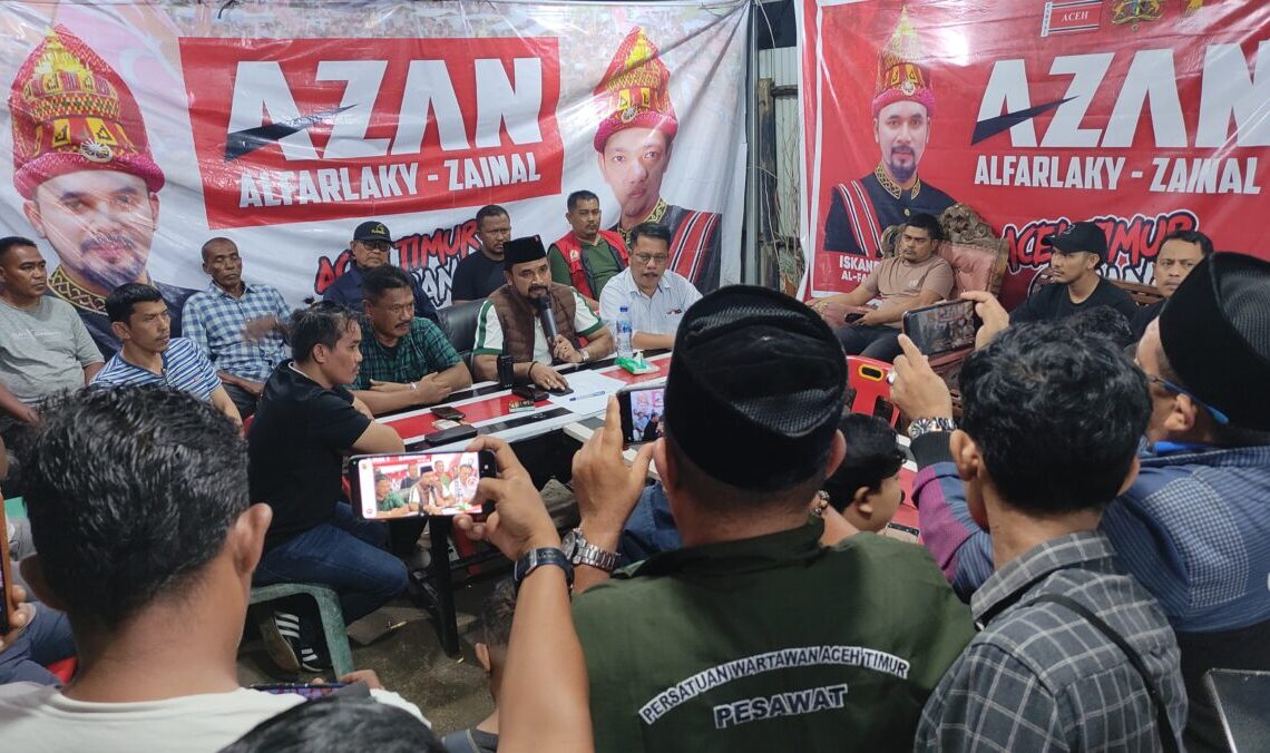 Paslon AZAN Klaim Kemenangan di Pilkada Aceh Timur