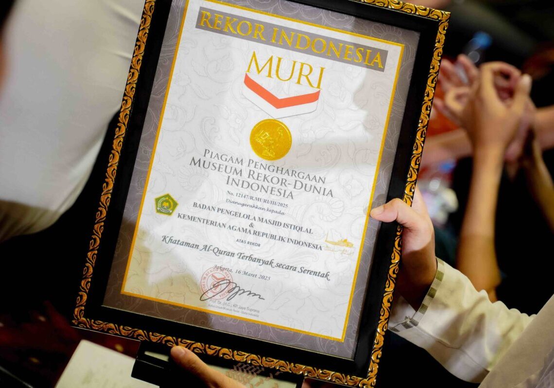Kolaborasi Digital, Indonesia Sukses Gelar Khataman Al-Qur’an Terbesar
