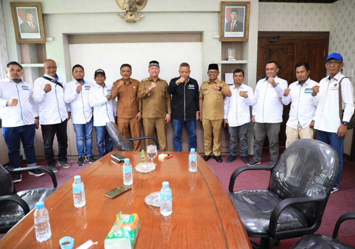 JMSI Lhokseumawe-Aceh Utara Temui Bupati Ayahwa, Bahas Masa Depan Pers Digital