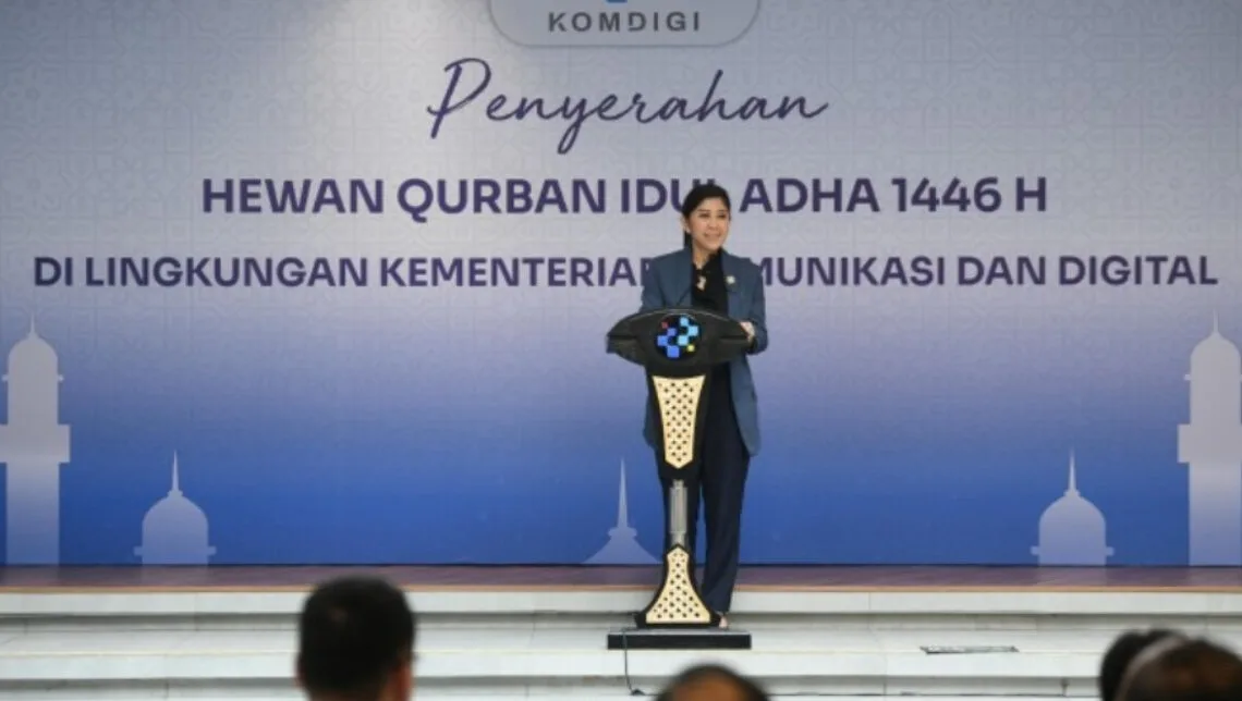 Komdigi Salurkan Kurban untuk 2.000 Mustahik, Meutya Hafid: Ini Komitmen Sosial