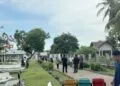 Gotong Royong di Makam Bersejarah, UIN Sultanah Nahrasiyah Teguhkan Semangat Peradaban
