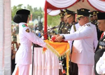 Upacara HUT ke-80 RI di Aceh Utara Berlangsung Khidmat