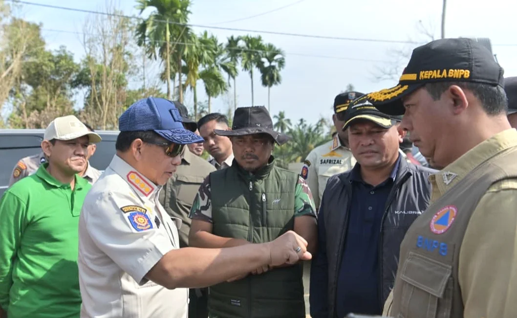 Gerak Cepat! Bupati Aceh Utara dan Mendagri Tinjau Langsung Progres Huntara di Langkahan