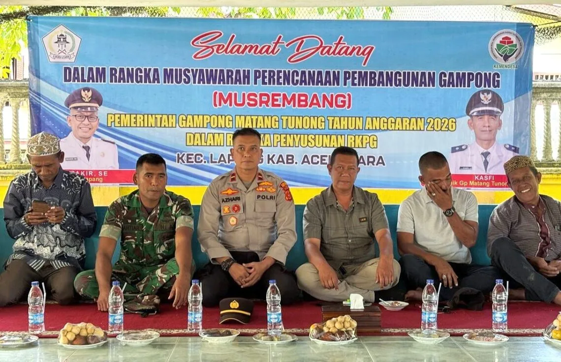 Gampong Matang Tunong Gelar Musrenbang 2026, Fokus pada Syariat Islam dan Penguatan Sektor Kesehatan