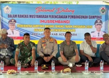 Gampong Matang Tunong Gelar Musrenbang 2026, Fokus pada Syariat Islam dan Penguatan Sektor Kesehatan